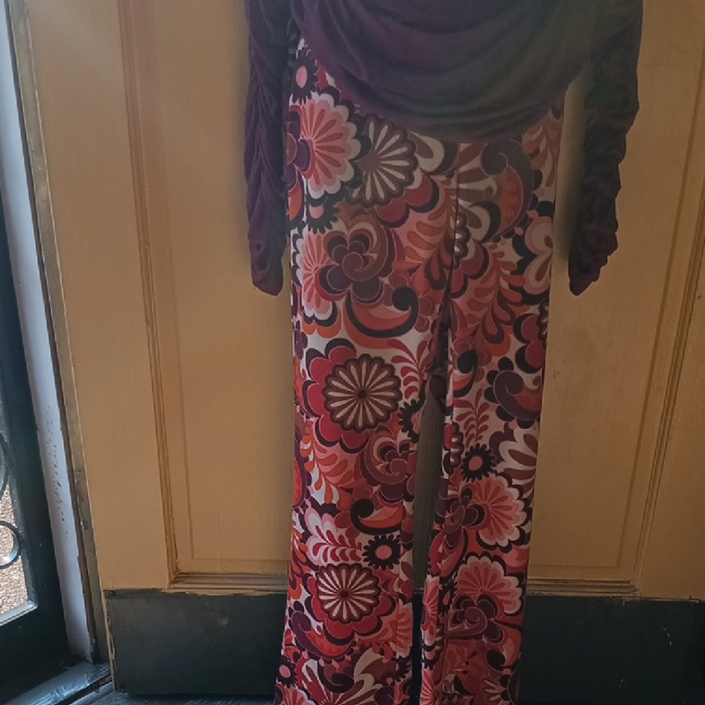 Vibrant Floral Women's Trousers